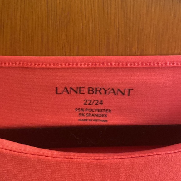 Lane Bryant Coral Top, 22/24 - Picture 2 of 7